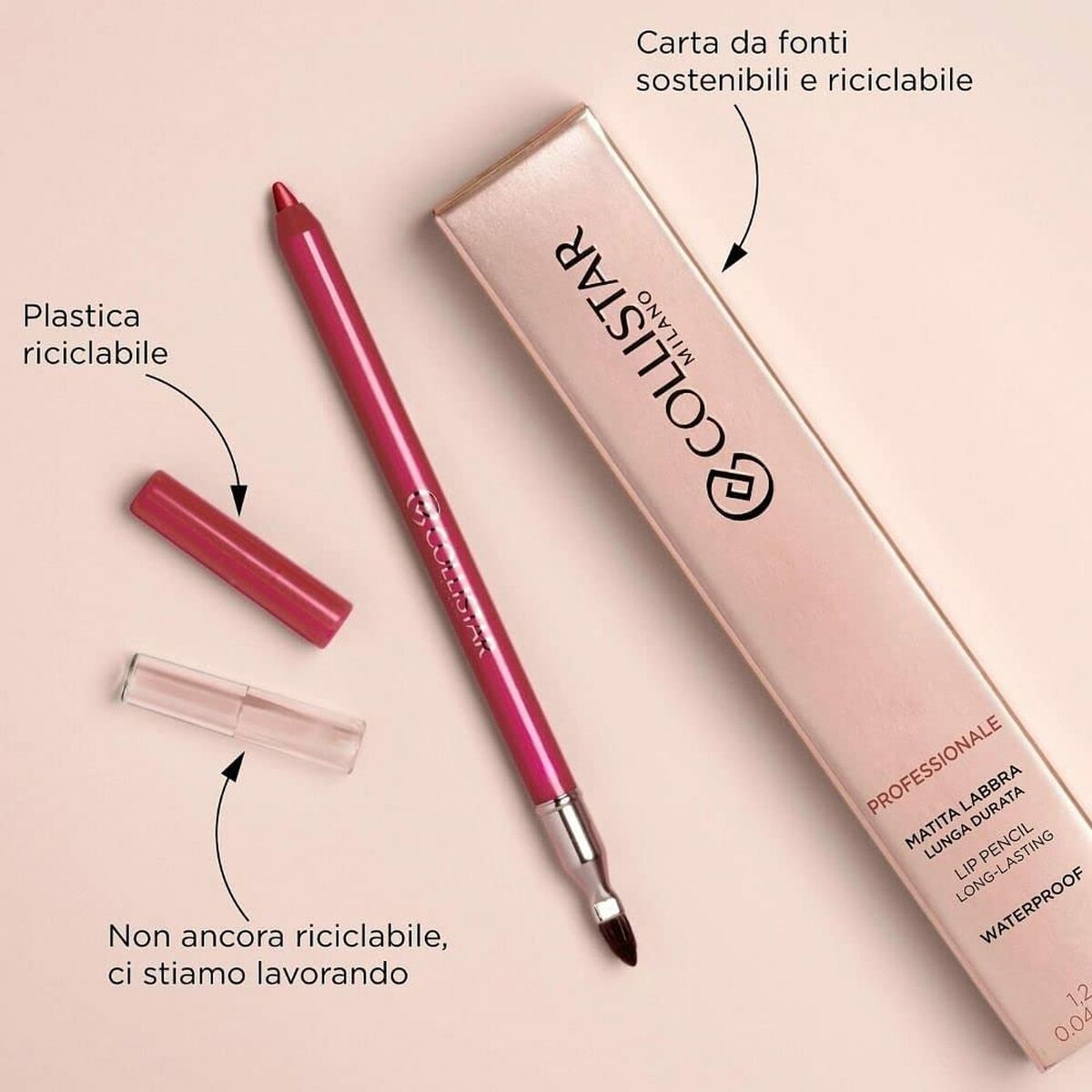 Lipstick Collistar Professionale Nº 7-Rosso Ciliegia 3,5 ml-1