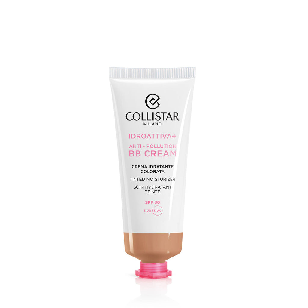 Hydrating Cream with Colour Collistar Iddroattiva+ Nº 3 dark Spf 30 50 ml Anti-pollution-0