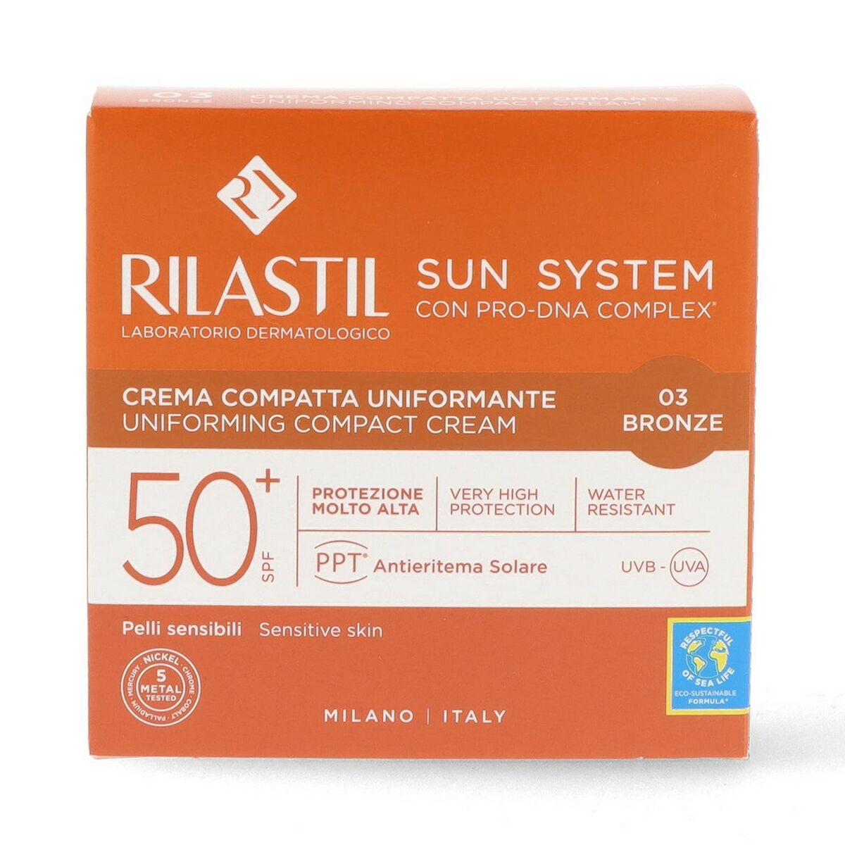 Compact Bronzing Powders Rilastil Sun System Bronze Spf 50+ (10 g)-3