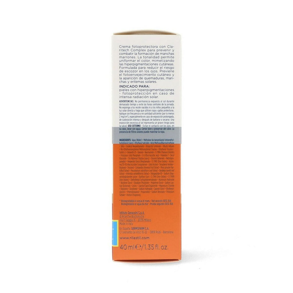 Anti Brown Spot Sun Lotion Rilastil Sun System D-Clar Spf 50+ Medium (40 ml)-1