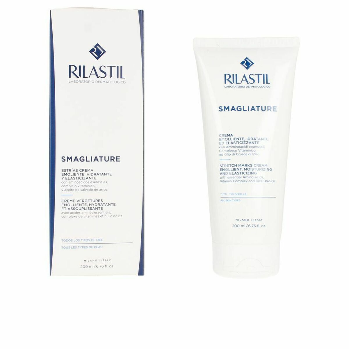 Anti-Stretch Mark Cream Rilastil Smagliature 200 ml-0