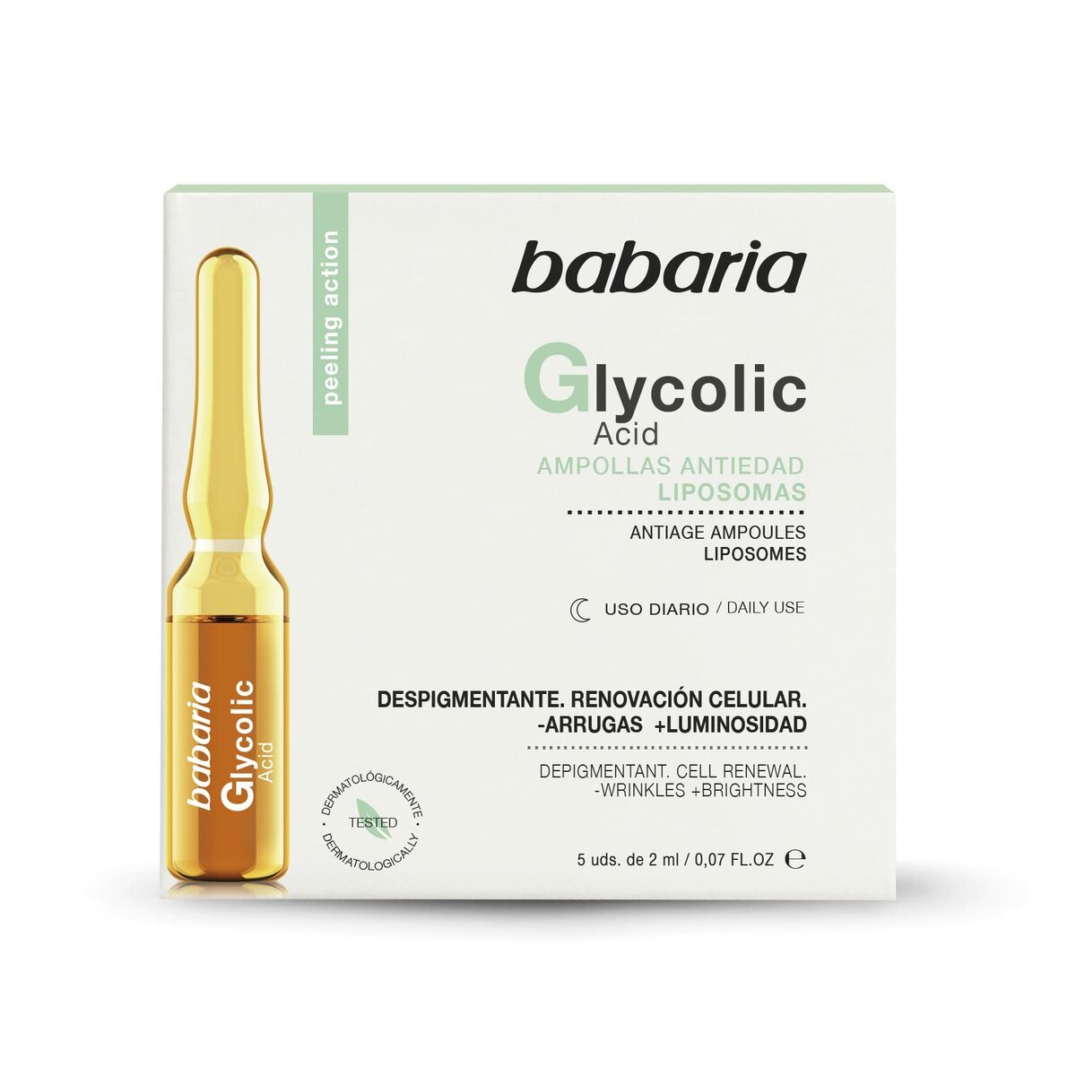 Ampoules Babaria Glycolic acid (5 x 2 ml)-0