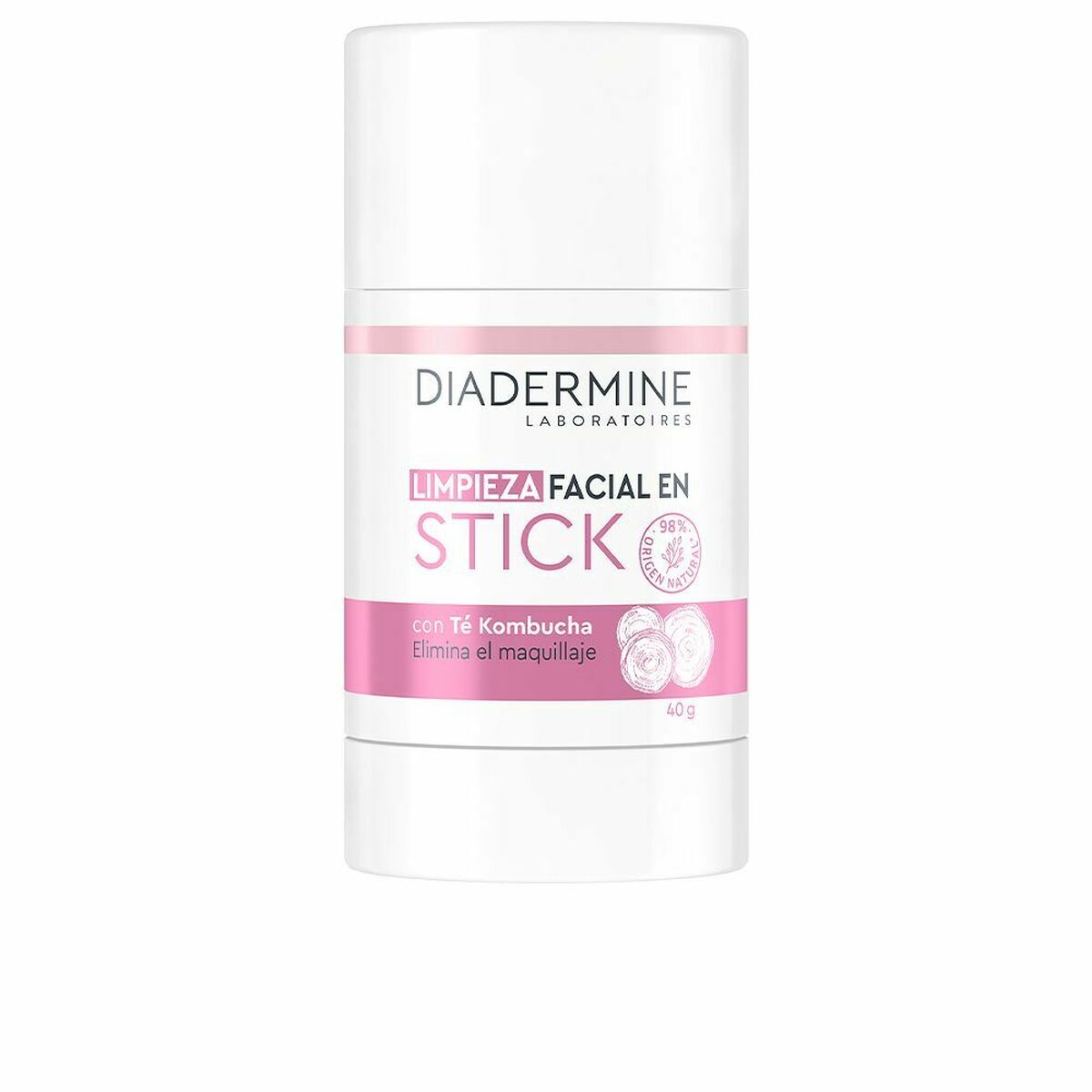 Facial Cleansing Gel Diadermine Cuidado Esencial Stick Kombucha 40 g-0