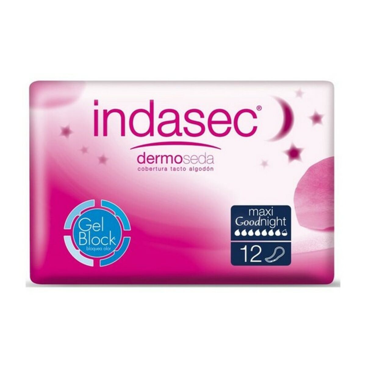 Incontinence Sanitary Pad Dermoseda Good Night maxi Indasec 1233-39871 (12 uds) (Parapharmacy)-0