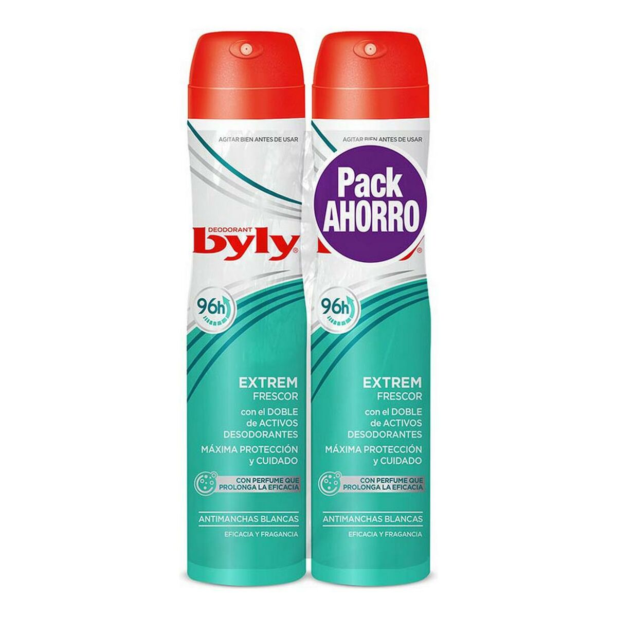 Invisible Anti-Stain Deodorant Extrem Byly (2 uds)-0