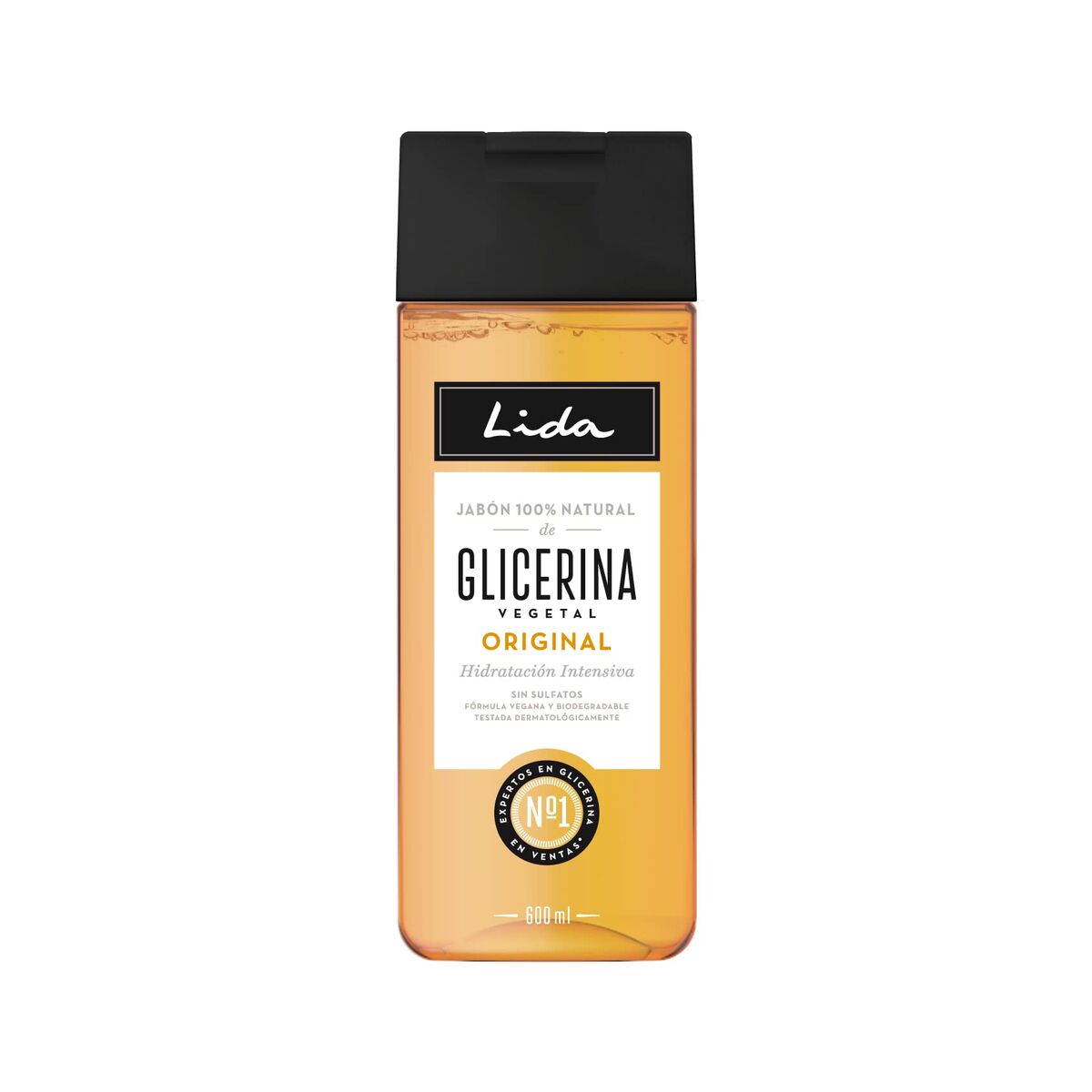 Glycerine Soap Lida Natural Liquid (600 ml)-0