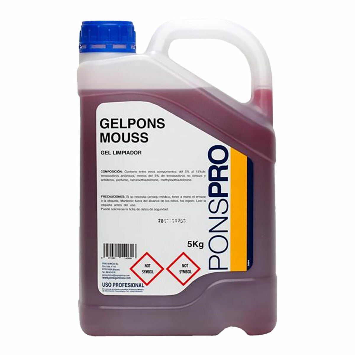 Hand Soap Ponspro Gelpons Mouss Pink 5 L-0