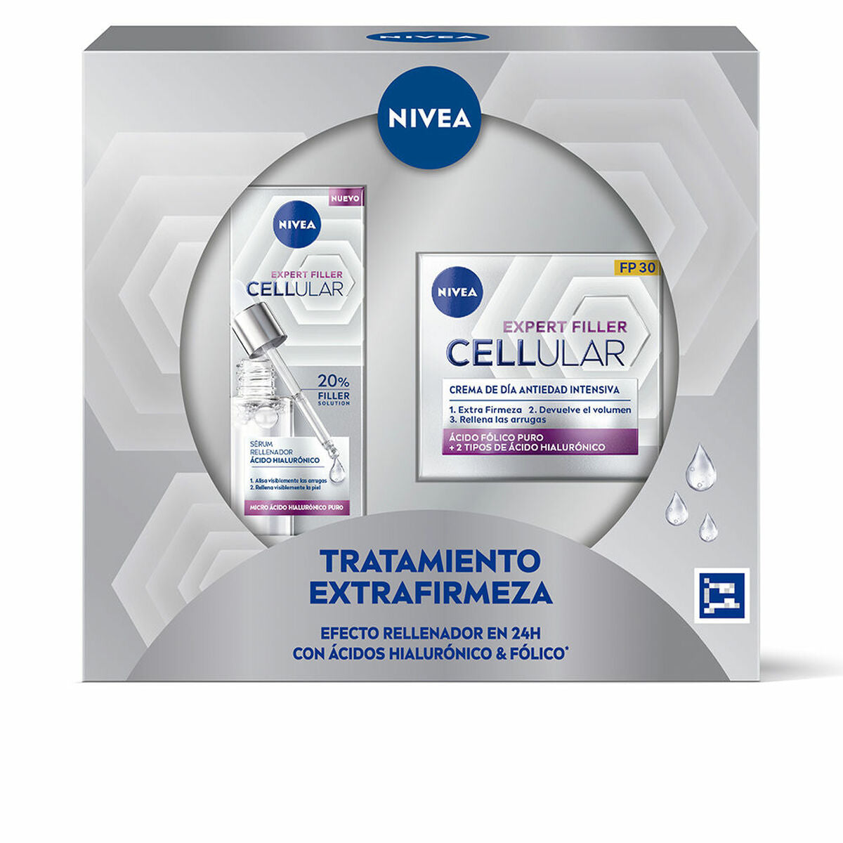 Cosmetic Set Nivea CELLULAR FILLER 2 Pieces-0