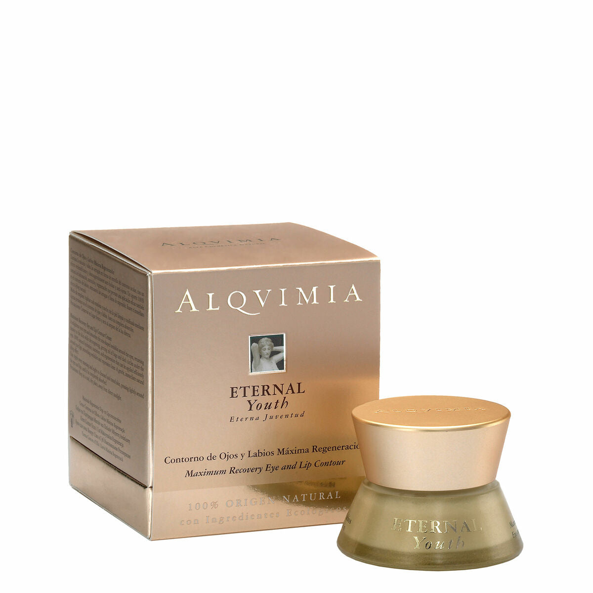 Anti-ageing Cream for the Eye and Lip Contour Alqvimia ETERNAL YOUTH 15 ml-0