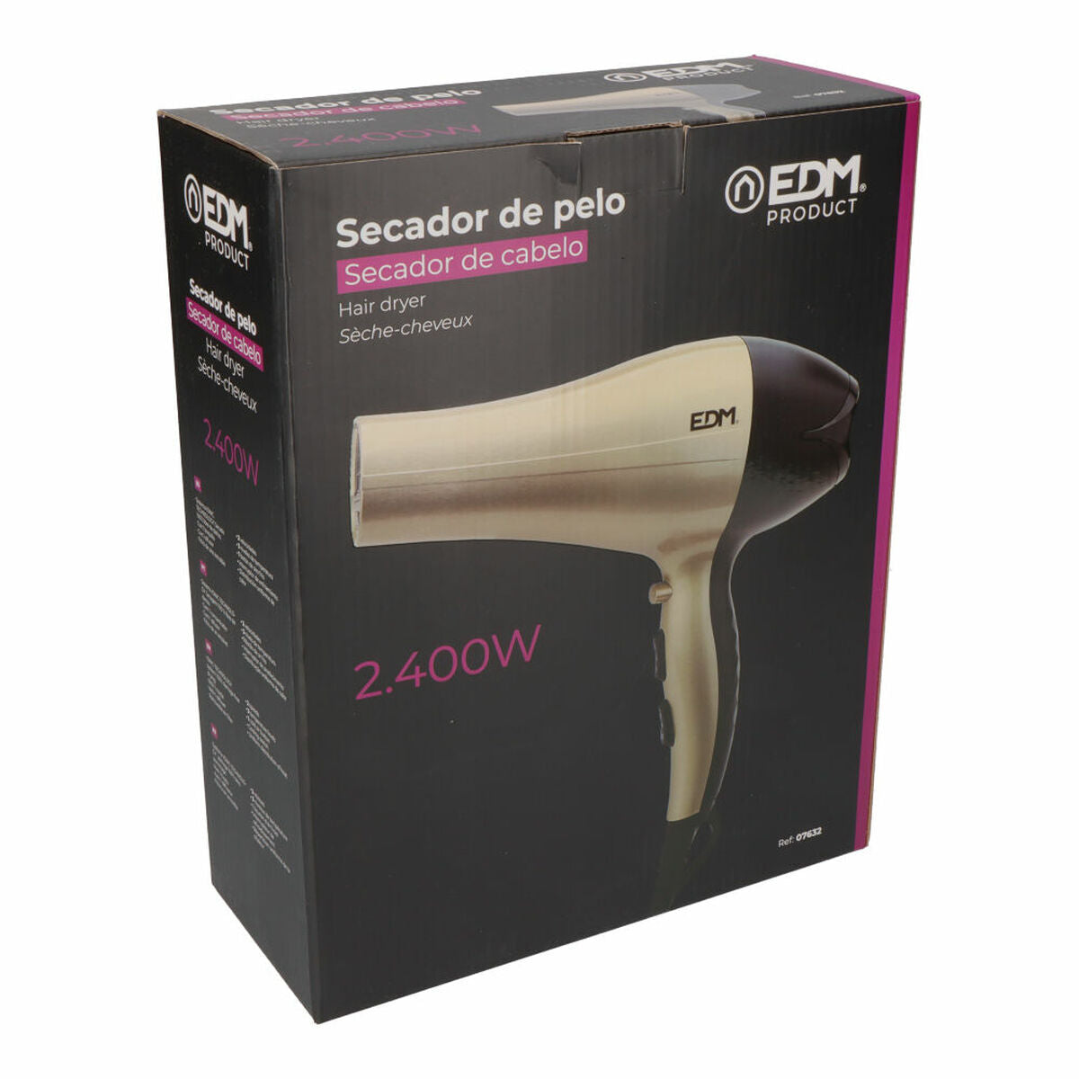 Hairdryer EDM 07632 2400 W Multicolour-1