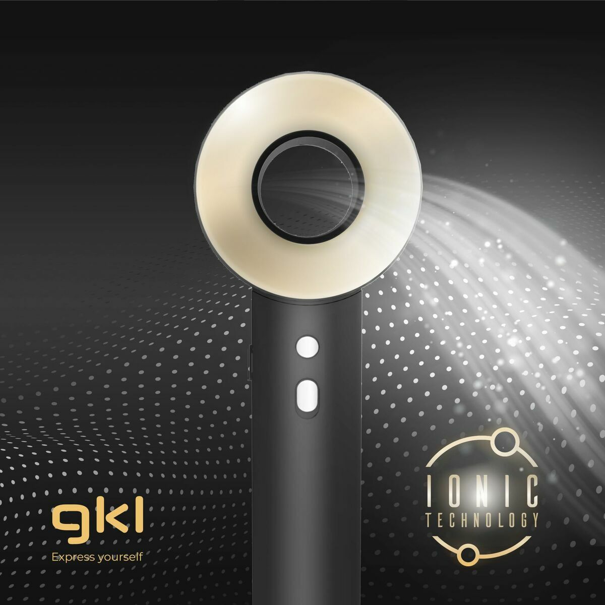 Hairdryer GKL PEARLSENSE 1600 W 2200 W White-1
