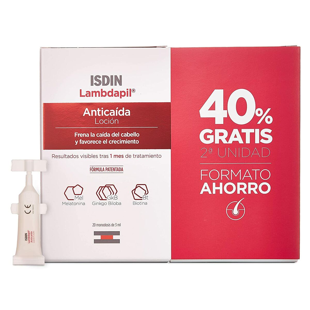 Anti-Hair Loss Treatment Isdin Lambdapil Single Dose 40 Units-0