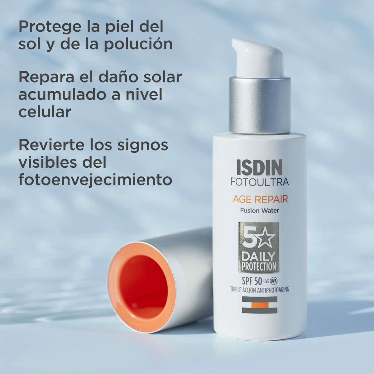 Facial Sun Cream Isdin Fusion Water Magic Glow Spf 50 50 ml-1