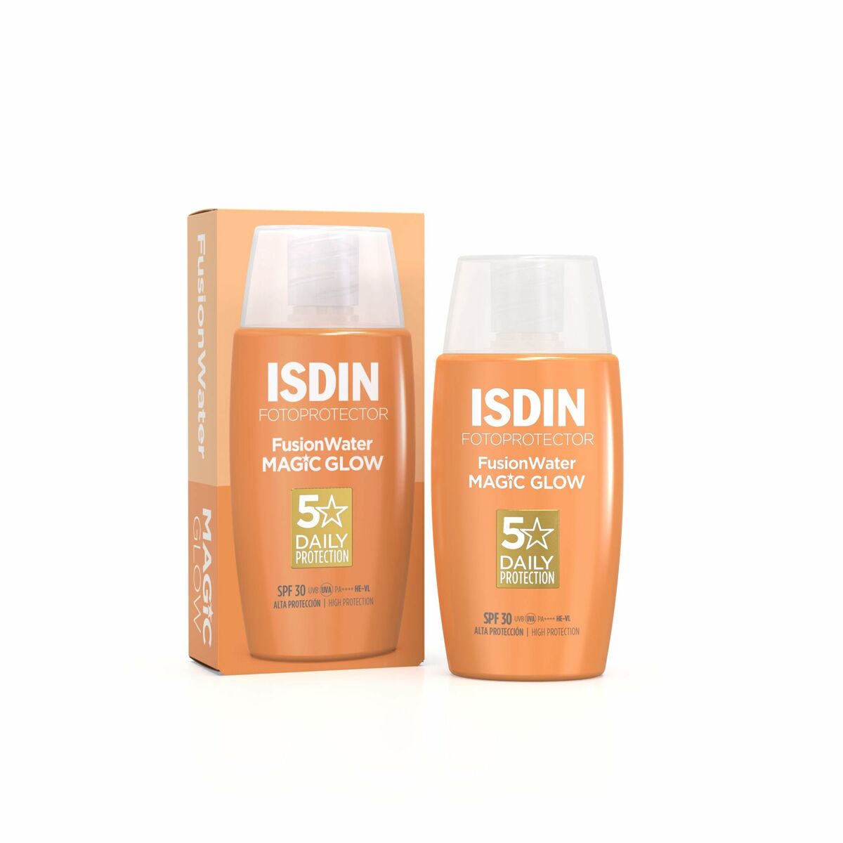Facial Sun Cream Isdin Fusion Water Magic Glow Spf 30 50 ml-0
