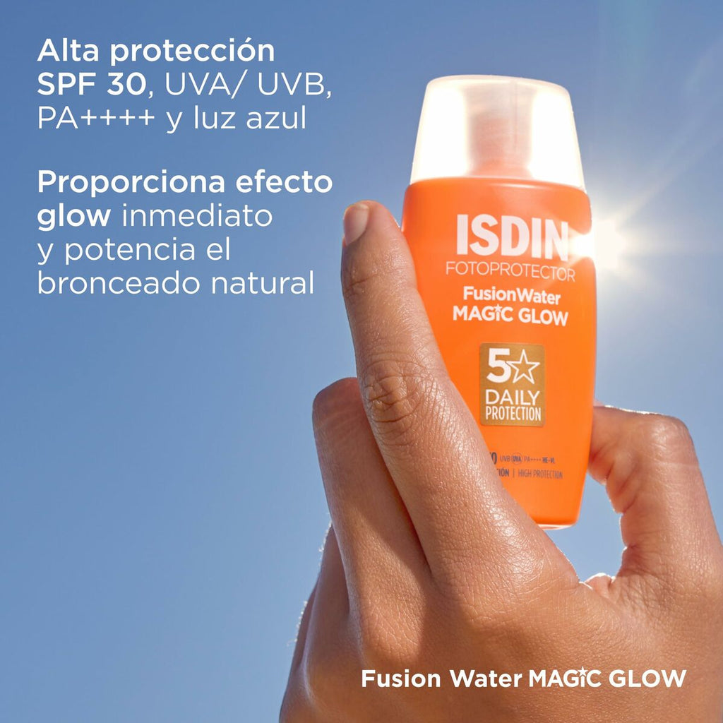 Facial Sun Cream Isdin Fusion Water Magic Glow Spf 30 50 ml-1