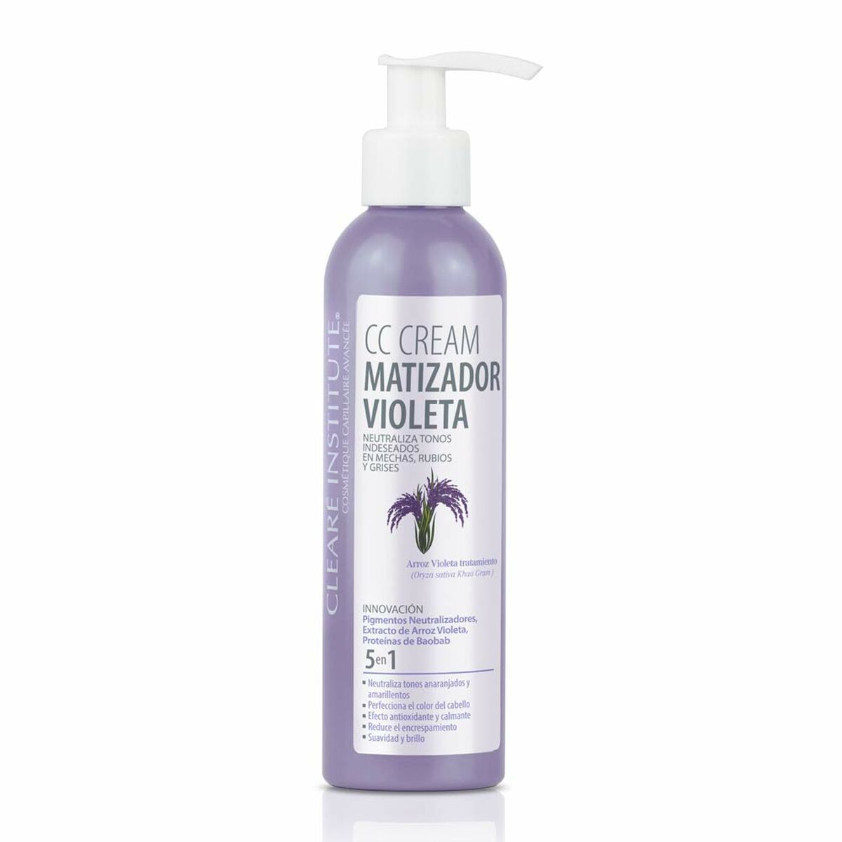Colour base Clearé Institute Matizador Cc Blonde hair CC Hair Cream 200 ml-0