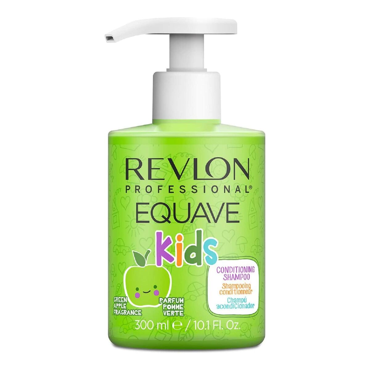 2-in-1 Shampoo and Conditioner Revlon Equave Kids Apple 300 ml-0