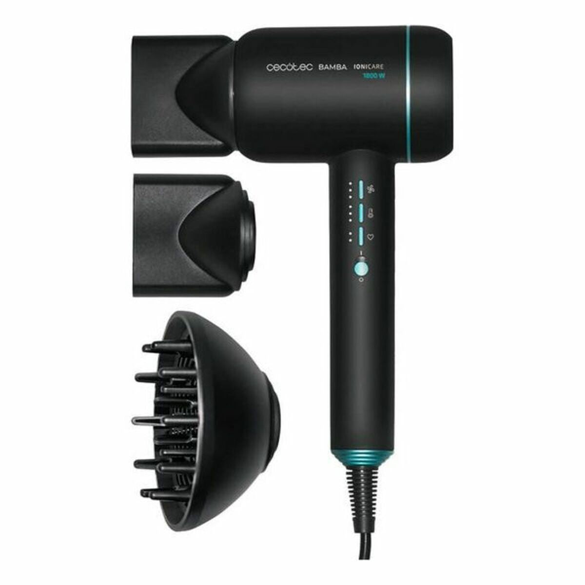 Hairdryer Cecotec Bamba IoniCare 6000 Rockstar Ice 1800W 1800 W-0