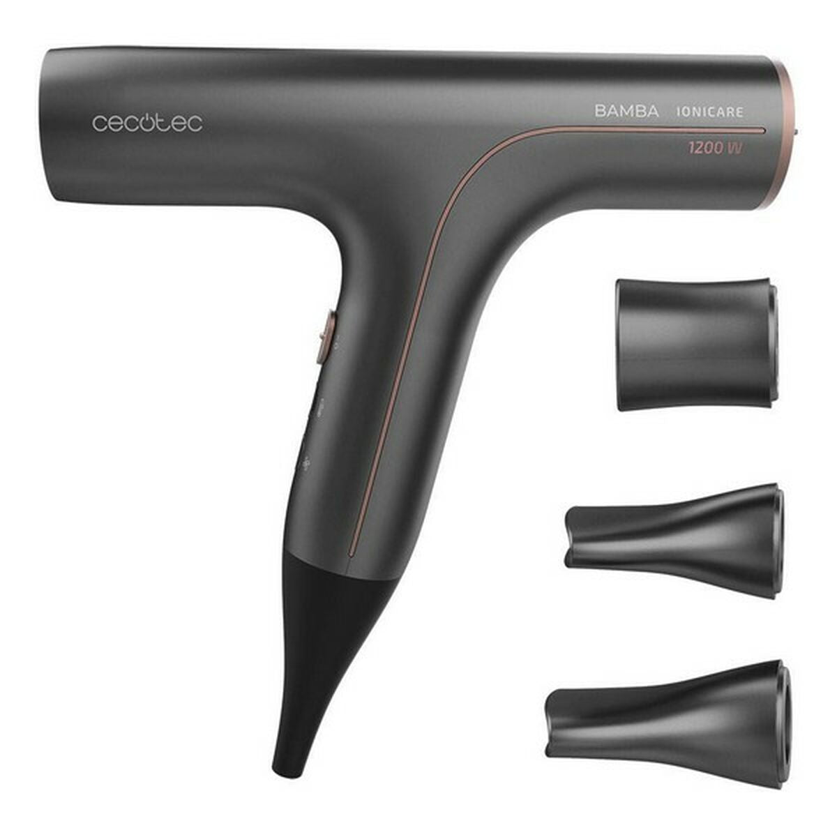 Hairdryer Cecotec IoniCare 6000 Rockstar Soft Black 1200 W-0
