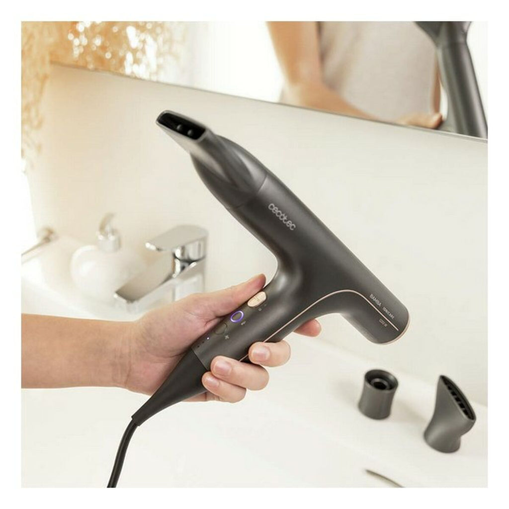 Hairdryer Cecotec IoniCare 6000 Rockstar Soft Black 1200 W-1