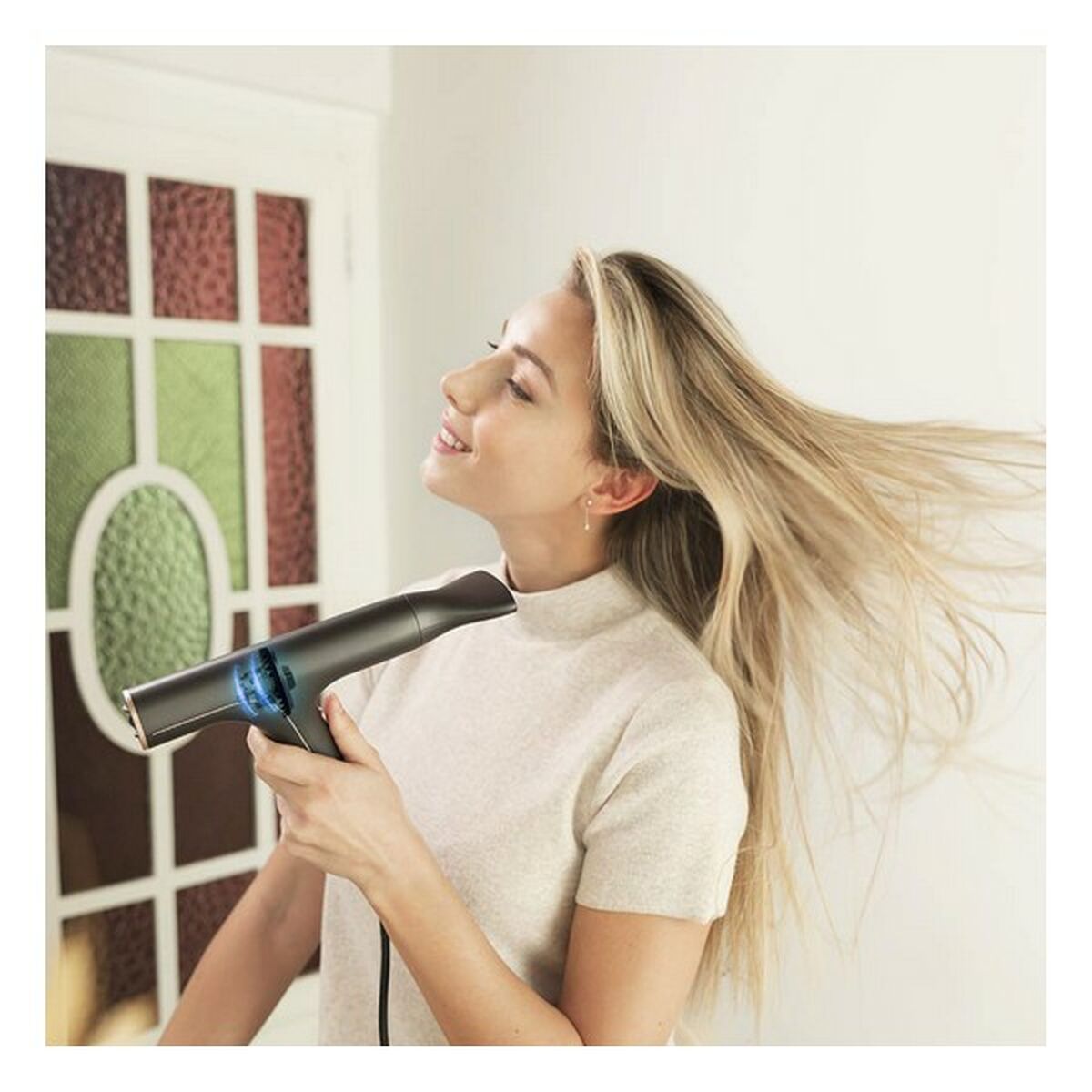 Hairdryer Cecotec IoniCare 6000 Rockstar Soft Black 1200 W-2