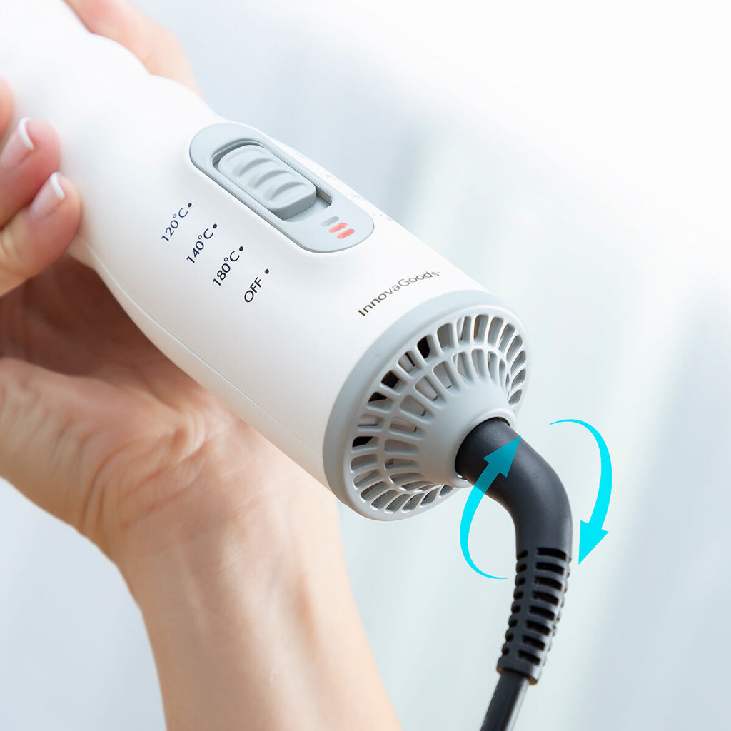 3-in-1 Drying, Styling and Curling Hairbrush Dryple InnovaGoods 550 W-10