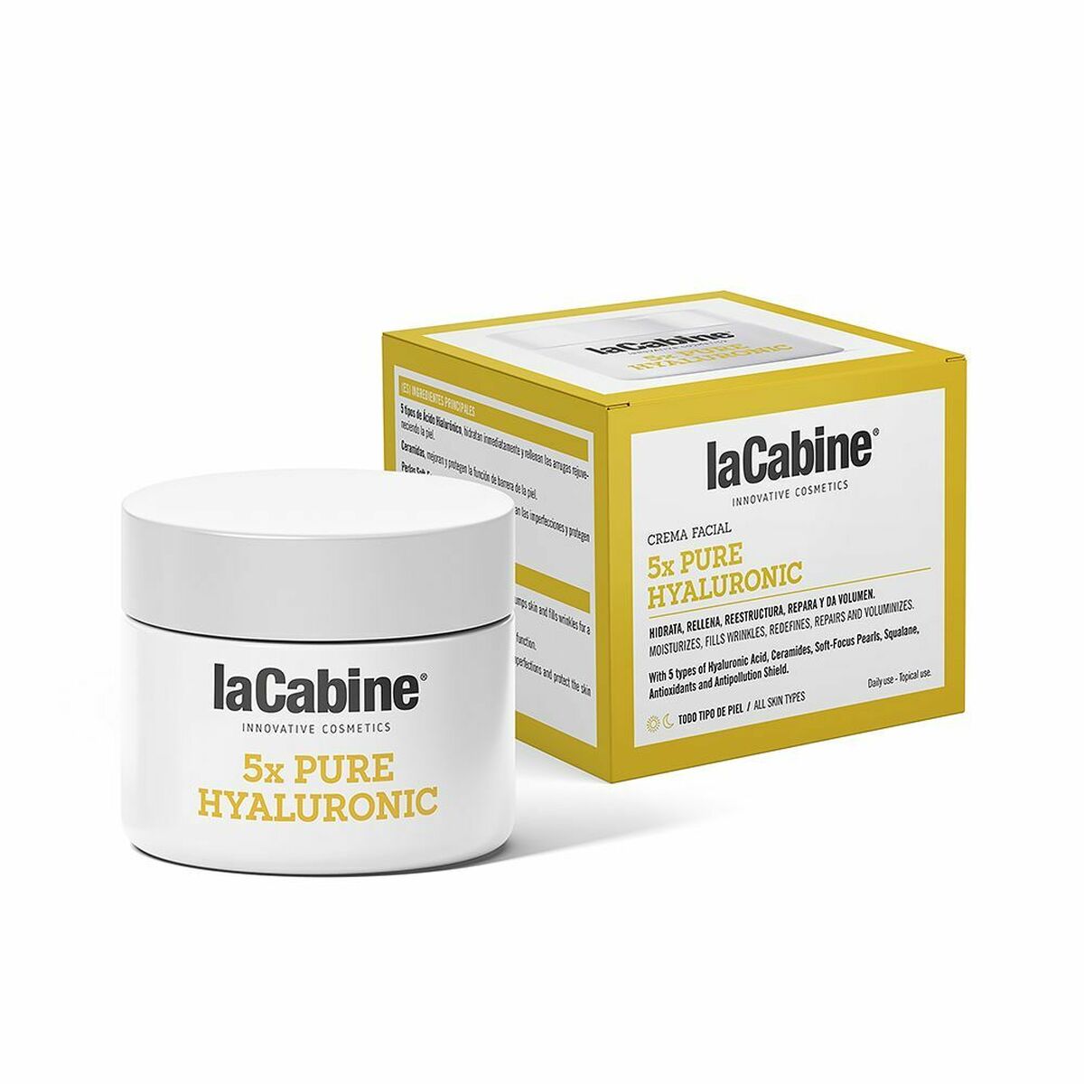 Anti-Ageing Cream laCabine 5x Pure Hyaluronic (50 ml)-0