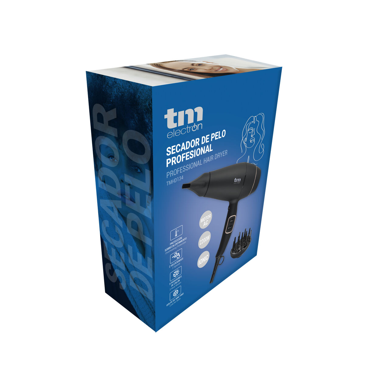 Hairdryer TM Electron 1800-2200 W-2