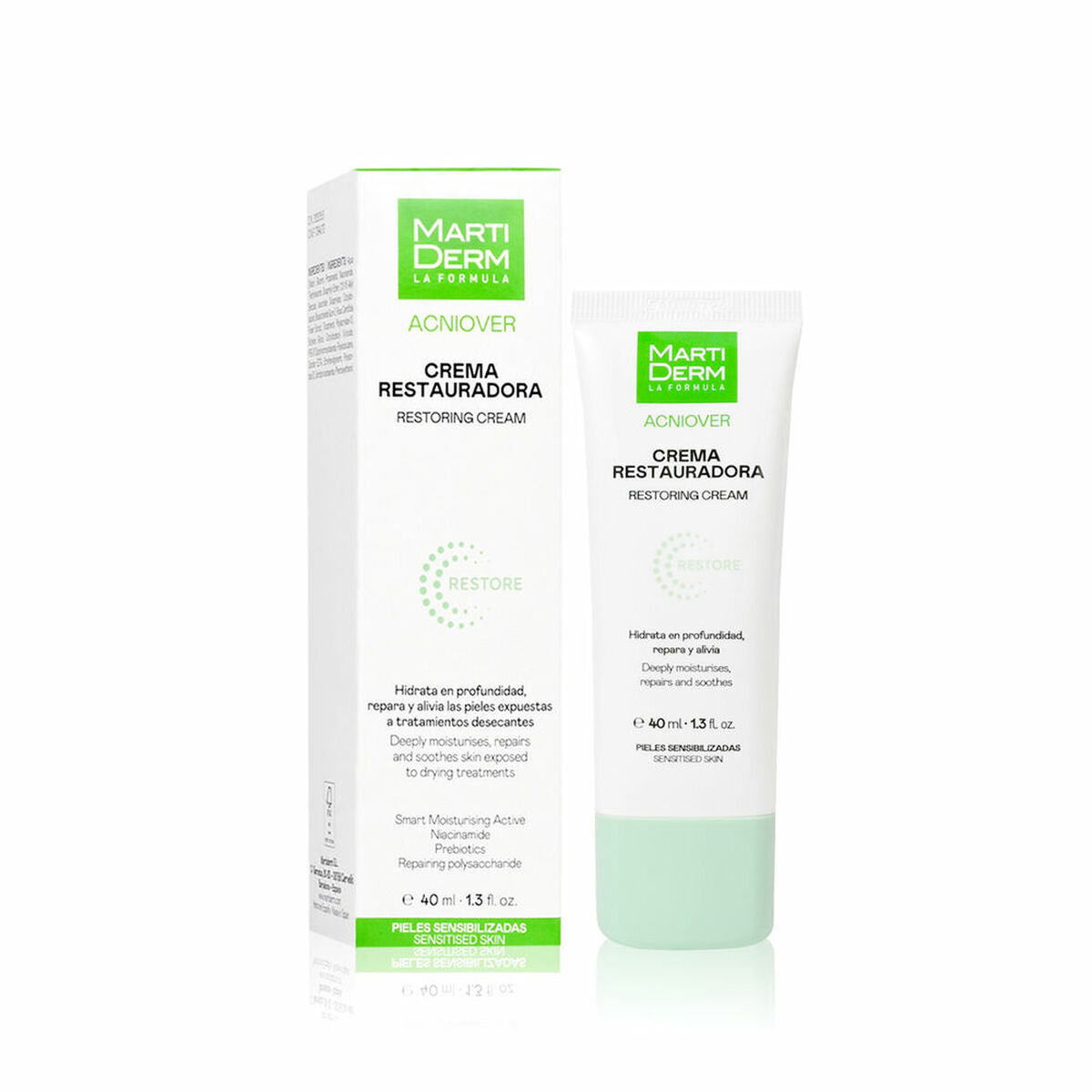 Hydrating Facial Cream Martiderm ACNIOVER 40 ml-0