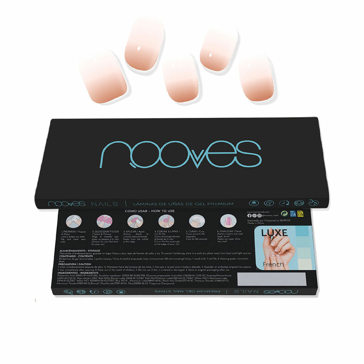 Gel Nail Foils Nooves Gardient (20 Units)-0