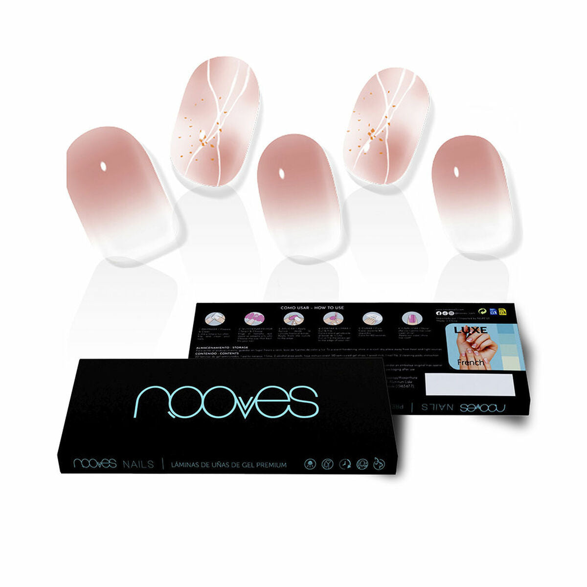 False nails Nooves Michelle Gel Self-adhesives-0