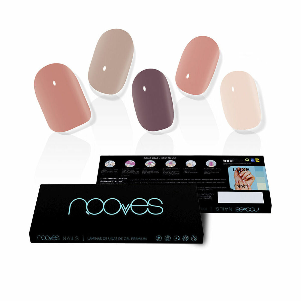 False nails Nooves Secret Earth Gel Self-adhesives-0