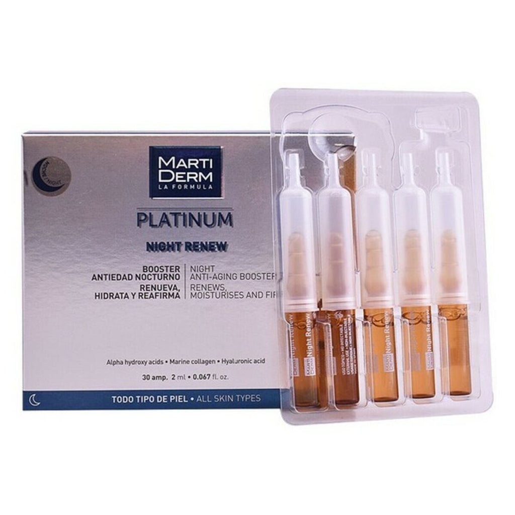 Ampoules Martiderm Platinum Night Renew-3