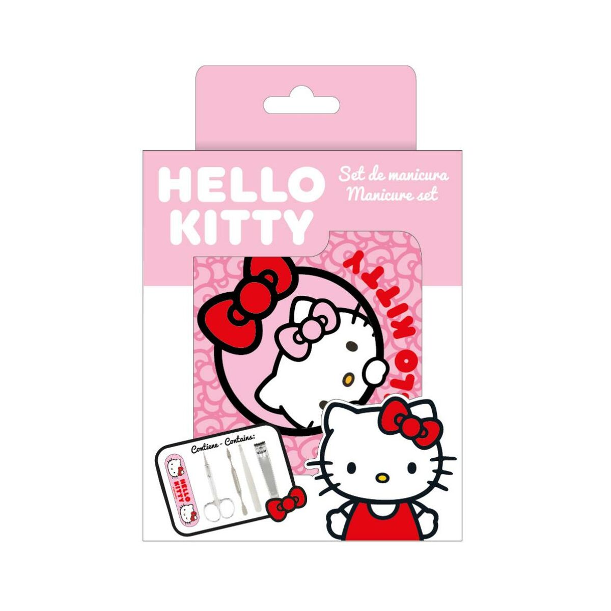Manicure Set Hello Kitty Pink Multi-composition-1