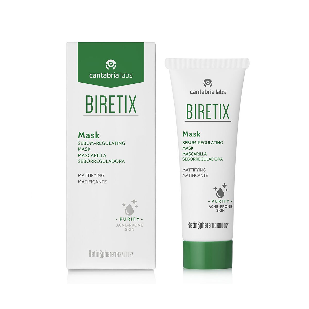 Facial Mask BIRETIX Cantabria Labs Sebum-Regulating 25 ml-0