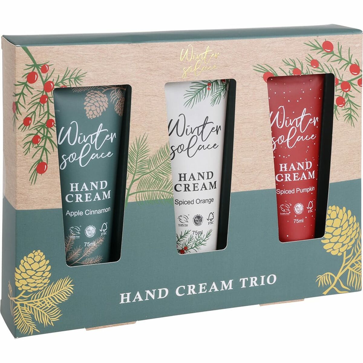 Hand Cream Lifetime winter solace 75 ml 3 Pieces-0