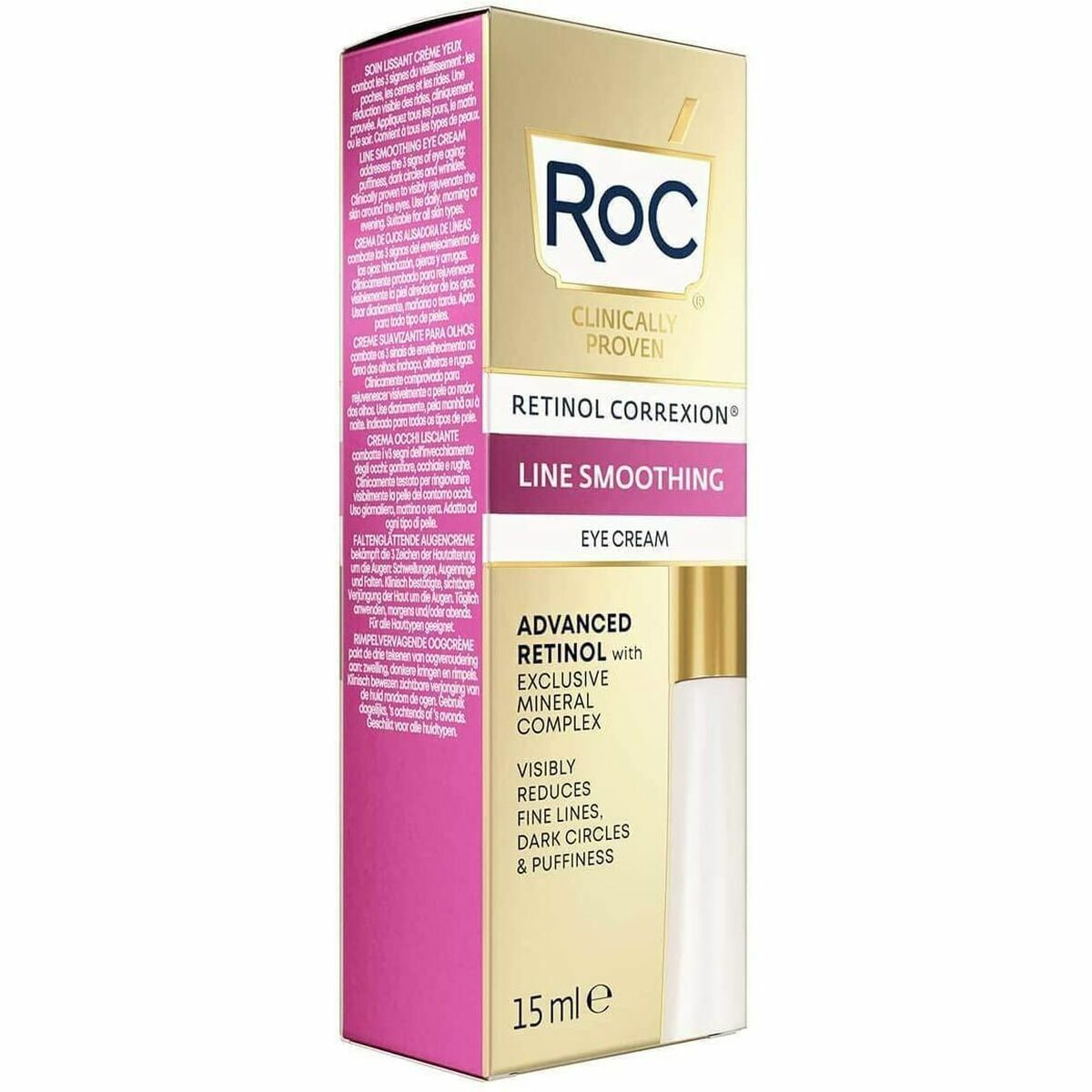 Cream for Eye Area Roc Line Smoothing Retinol (15 ml)-3