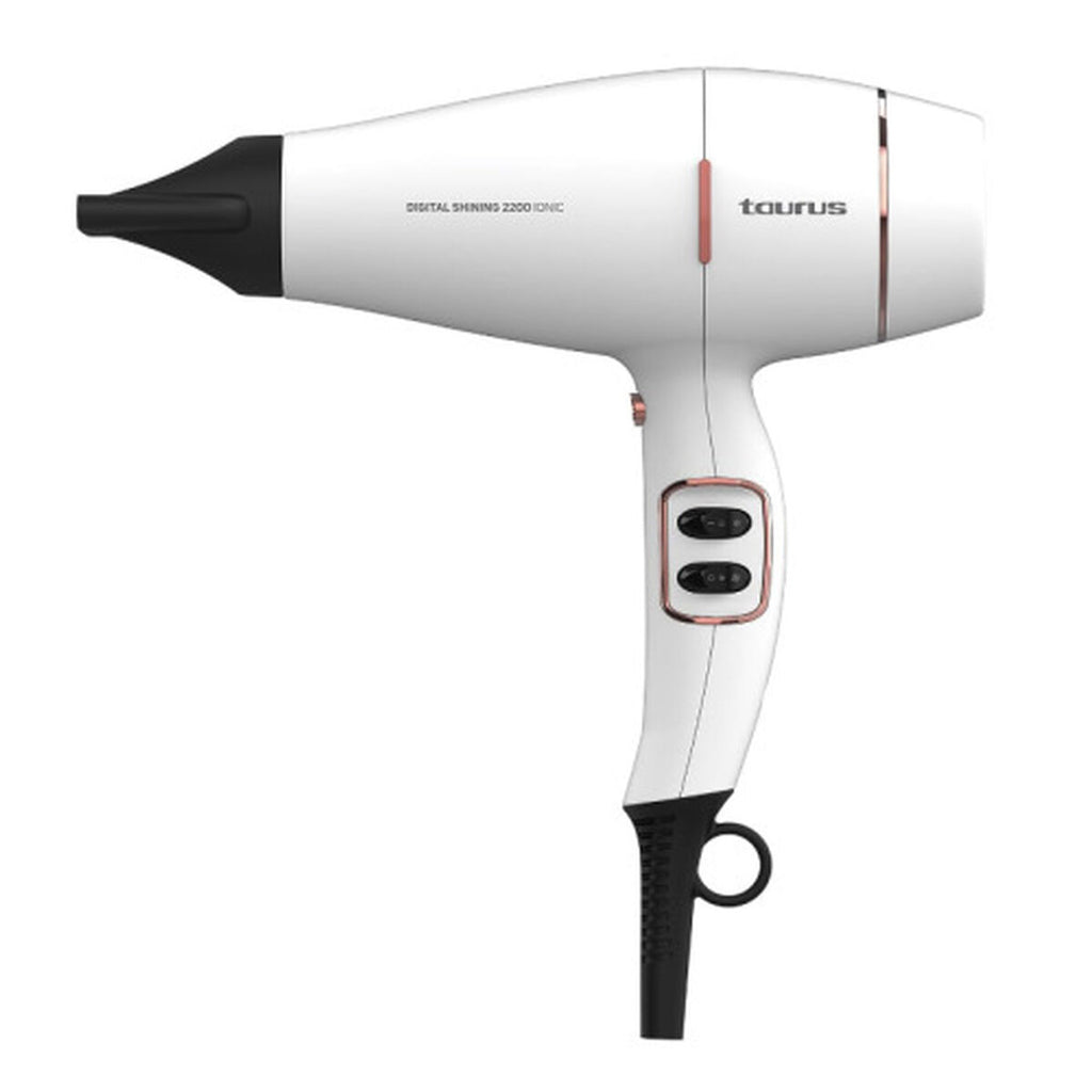 Hairdryer Taurus Digital Shining White 2200 W-1