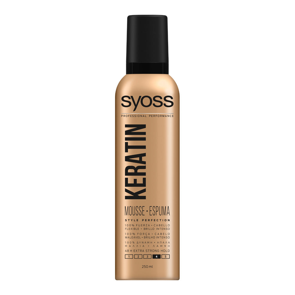 KERATIN flexible and shiny mousse 250 ml-0