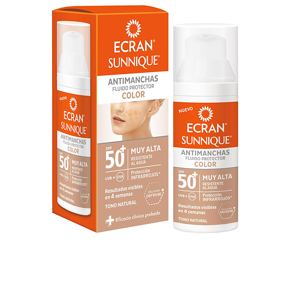 ECRAN SUNNIQUE anti-stain facial color SPF50+ 50 ml-0