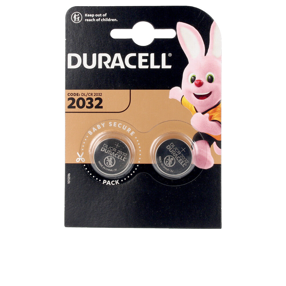 DURACELL BUTTON LITHIUM 3V 2032 DL/CR2032 batteries pack x 2 u-0