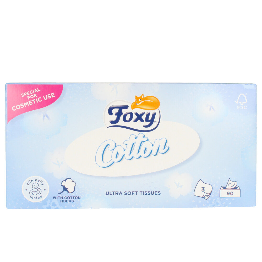 FACIAL COTTON pañuelos ultra suaves 90 u-0