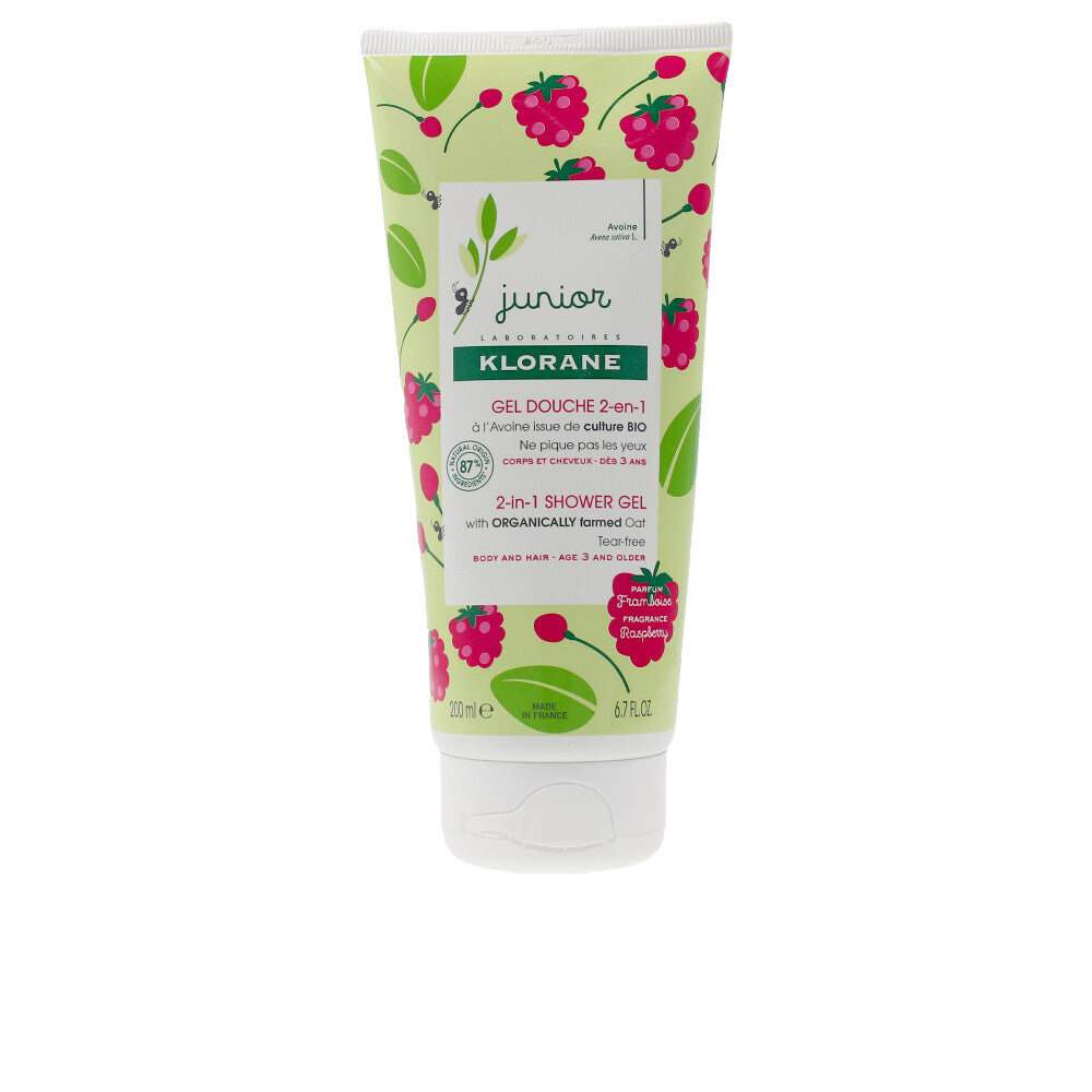 JUNIOR gel de baño cabello y cuerpo #frambuesa 200 ml-0