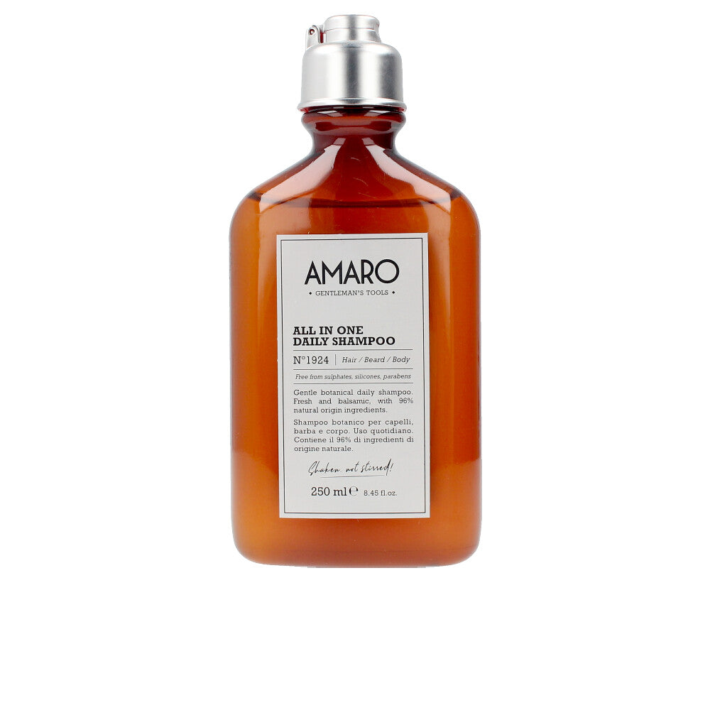 AMARO all in one daily shampoo nº1924 hair/beard/body 250 ml-0