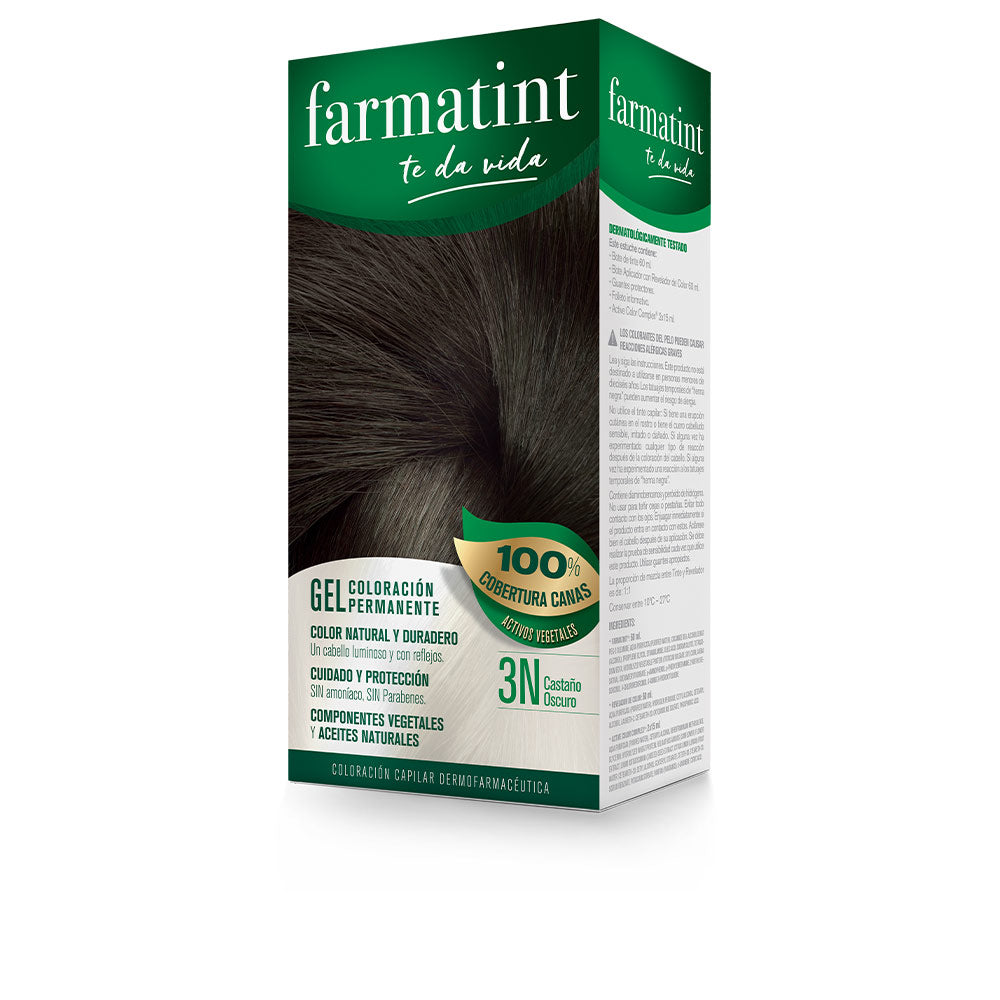 FARMATINT GEL permanent color #3n-dark brown 5 units-0