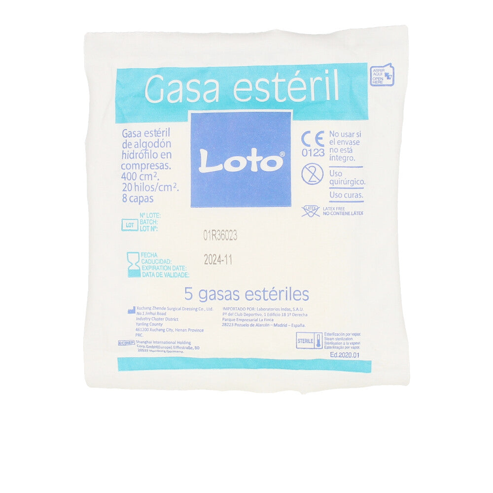 LOTO gasa suave hidrófila 100% algodón 90 u-0