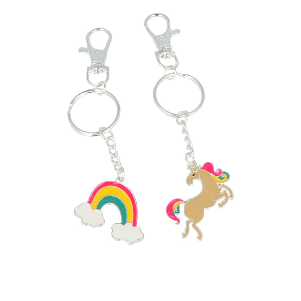 LLAVEROS UNICORNIO-ARCOIRIS BFF set 2 pz-0
