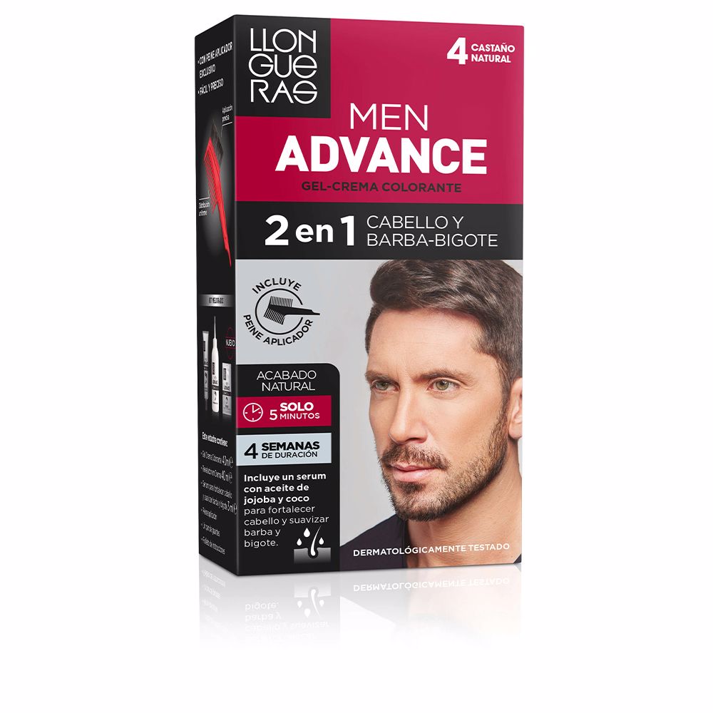 MEN ADVANCE #4-natural brown 1 u-0
