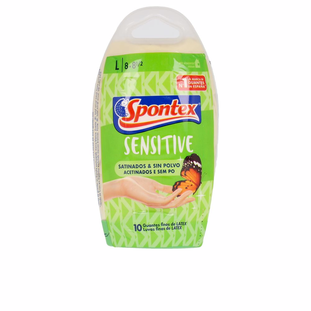 LATEX SENSITIVE guantes satinados sin polvo talla L-0