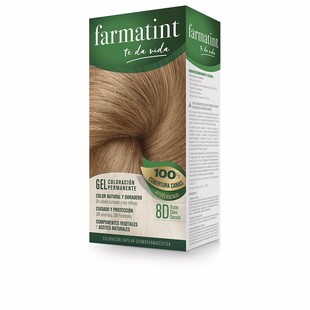 FARMATINT GEL permanent color #8d-light golden blonde 5 units-0